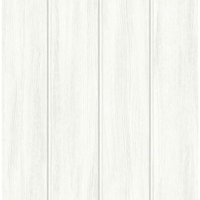 Wood Panel Alabaster Wallpaper